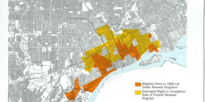 Detroit haritası yanıklığı