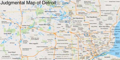 Yargılayıcı harita Detroit