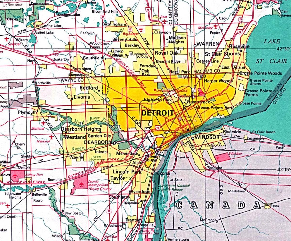 harita Detroit