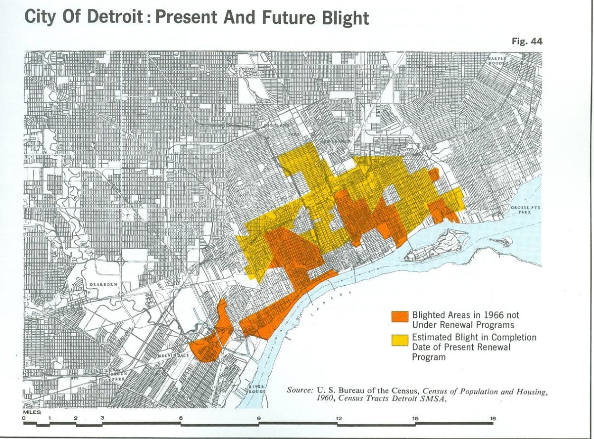 Detroit haritası yanıklığı