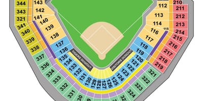 Comerica park haritası